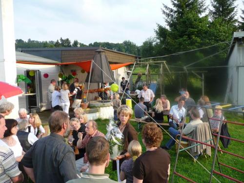 Unsre Feier am Abend vor dem Hochwasser 